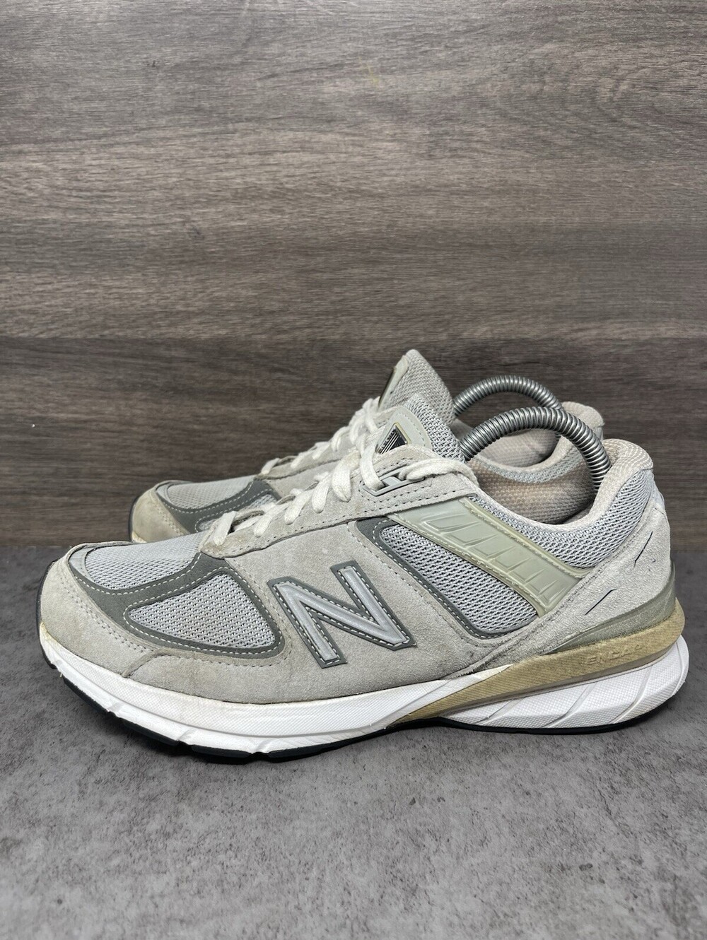 New Balance 990v5 Grey Castlerock Size 8.5 Womens Made in USA Running Shoes